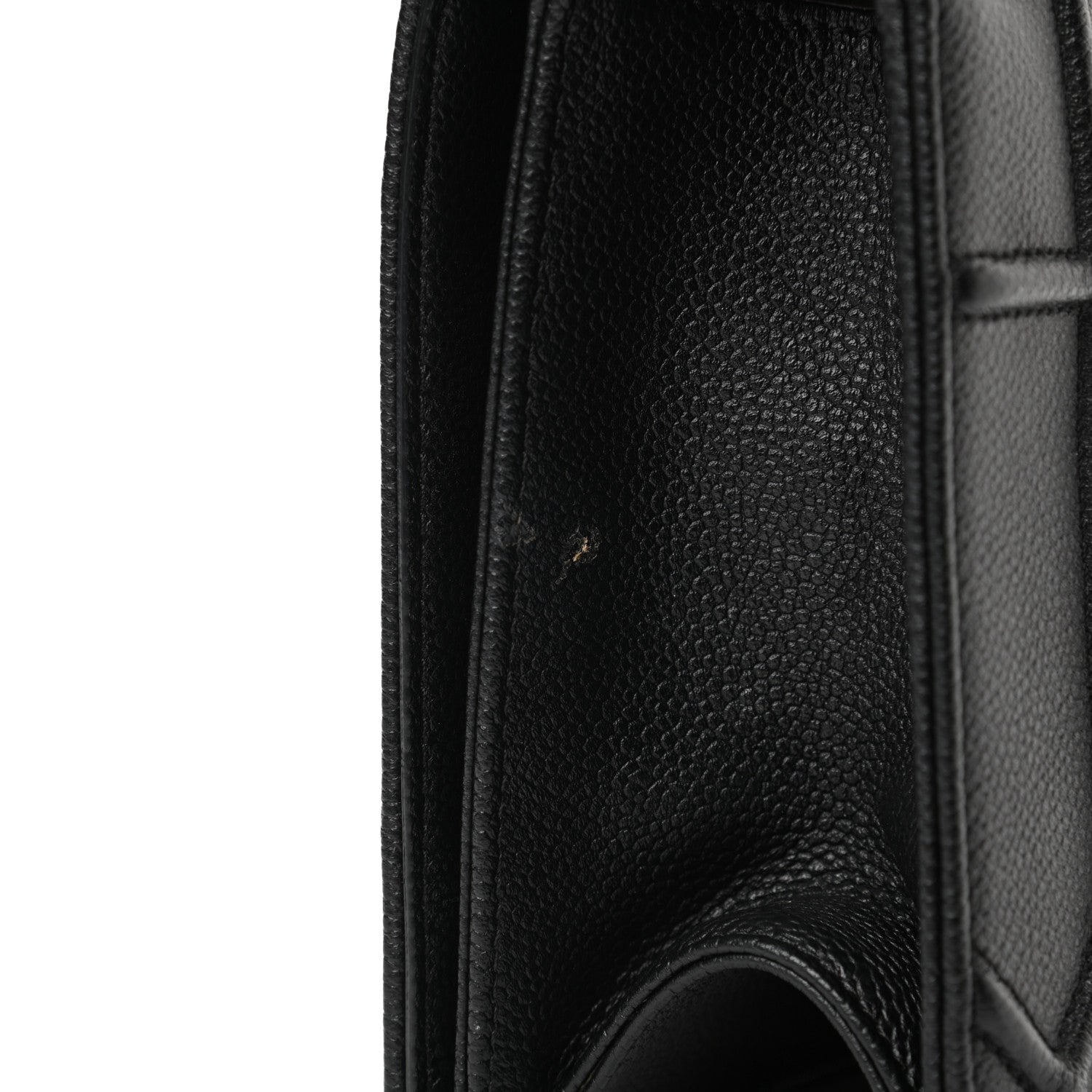 Christian Dior Grained Calfskin Medium Diorama Flap Bag Black 11 of 13