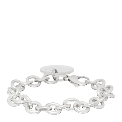 Tiffany Sterling Silver Return to Tiffany Round Tag Charm Bracelet 2 of 3