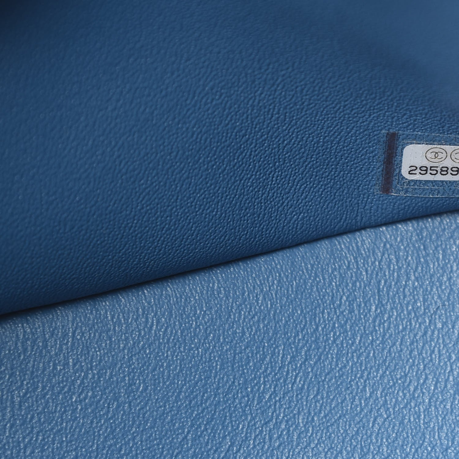 Chanel Caviar Quilted Jumbo Double Flap Blue 7 of 11