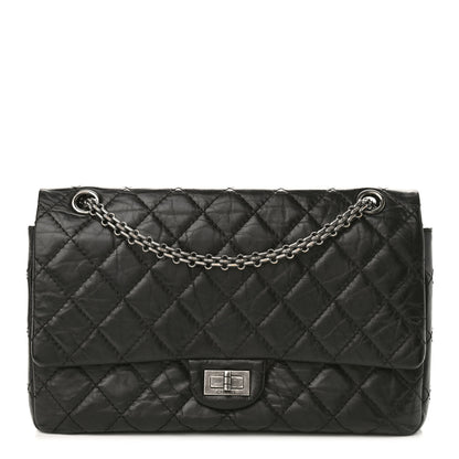 Chanel Aged Calfskin Quilted 2.55 Reissue 226 Flap Black 1 of 13