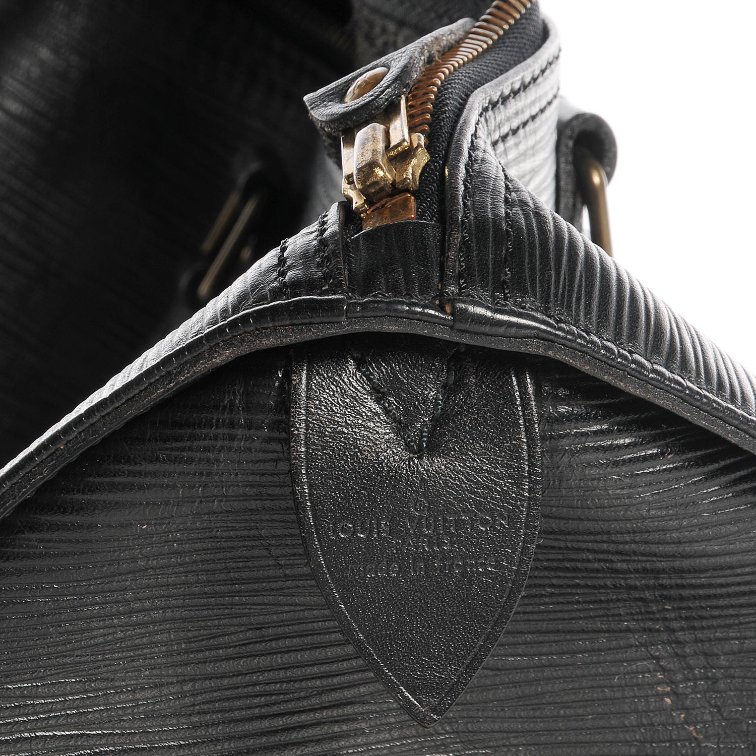 Louis Vuitton Epi Speedy 30 Black 5 of 8