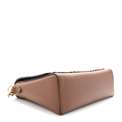 Burberry Calfskin Vintage Check Note Crossbody Bag Tan 4 of 13