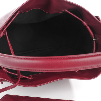 3.1 Phillip Lim 3.1 Smooth Calfskin Large Soleil Bucket Bag Burgundy 5 of 8