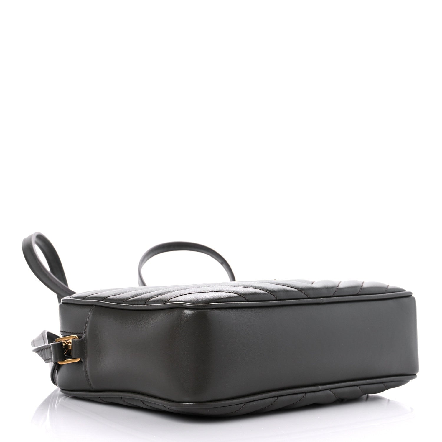 Saint Laurent Calfskin Matelasse Monogram Lou Camera Bag Pebble 4 of 9