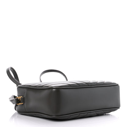 Saint Laurent Calfskin Matelasse Monogram Lou Camera Bag Pebble 4 of 9
