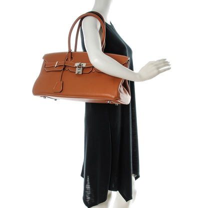 Hermes Taurillon Clemence JPG Shoulder Birkin II 42 Gold 2 of 26