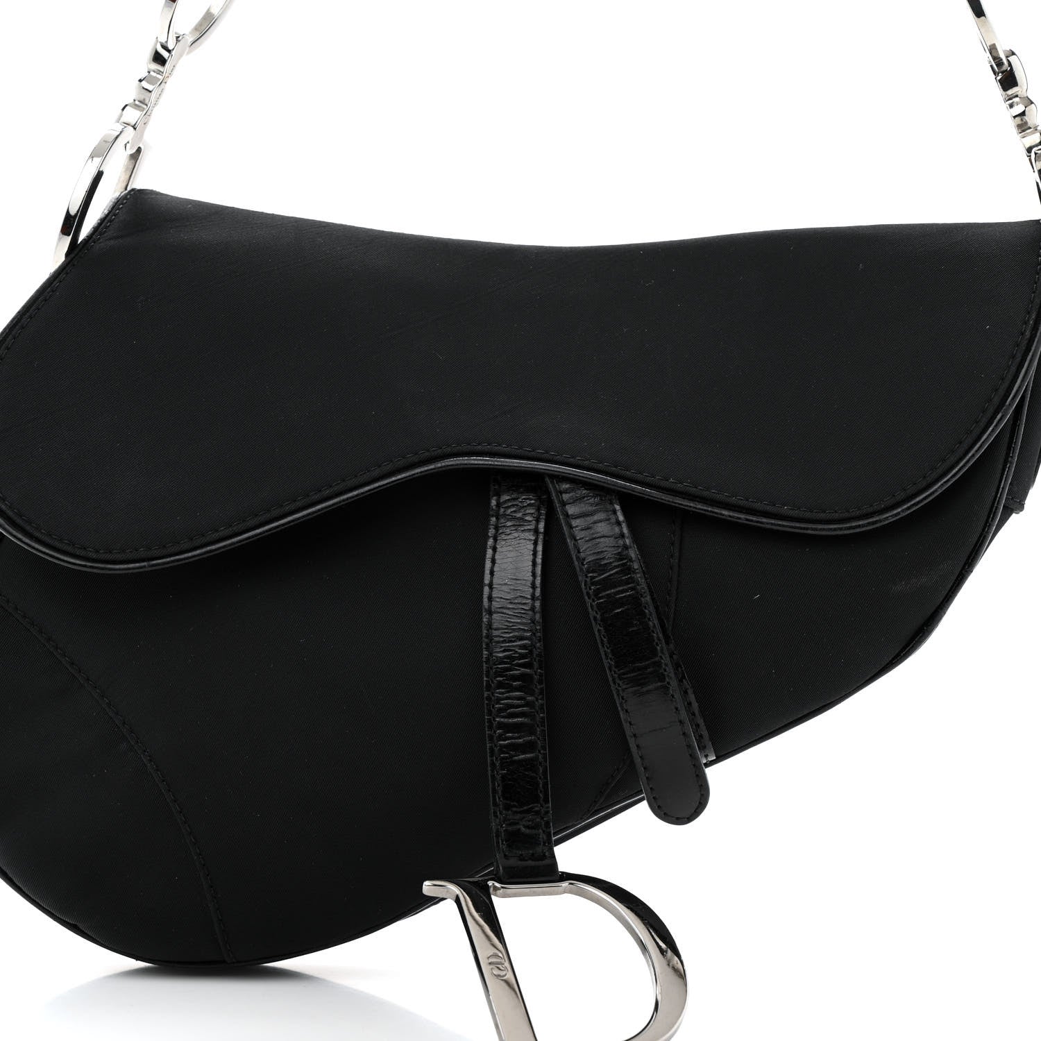 Christian Dior Nylon Saddle Bag Black 8 of 15