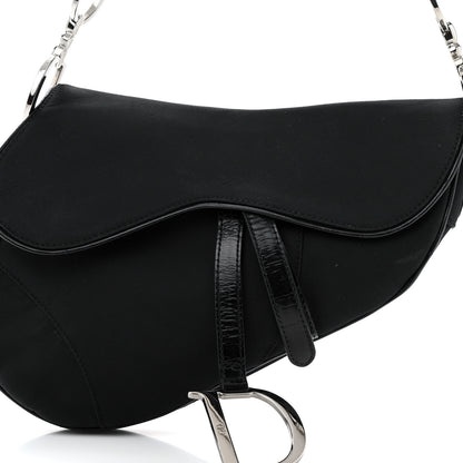 Christian Dior Nylon Saddle Bag Black 8 of 15
