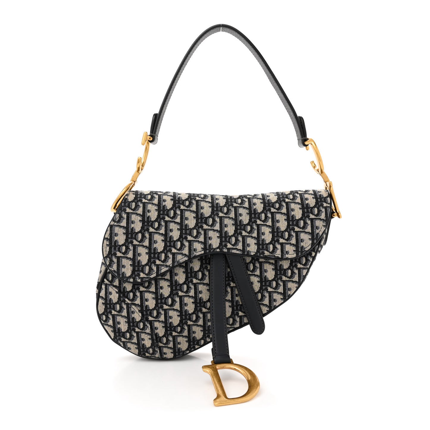 Oblique Saddle Bag Blue