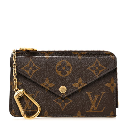 Louis Vuitton Monogram Recto Verso Card Holder Black 1 of 7