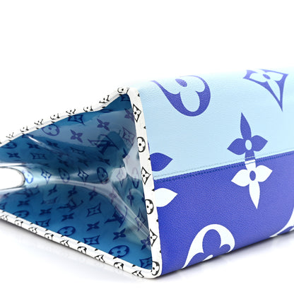 Louis Vuitton Monogram Giant Saint Barth Onthego Blue 8 of 11