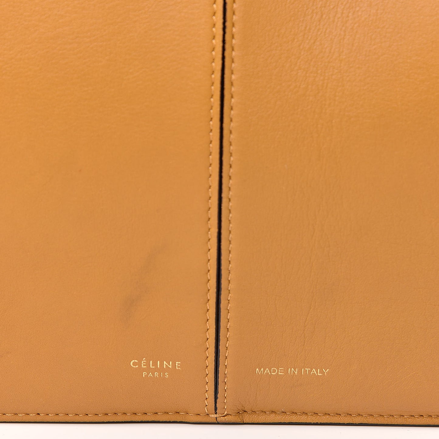 Supple Natural Calfskin Medium Tri-Fold Bag Blonde