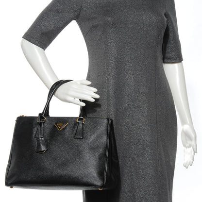 Prada Saffiano Lux Medium Tote Nero Black 2 of 9