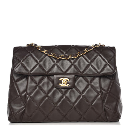 Chanel Lambskin Quilted Single Flap Black 1 of 7