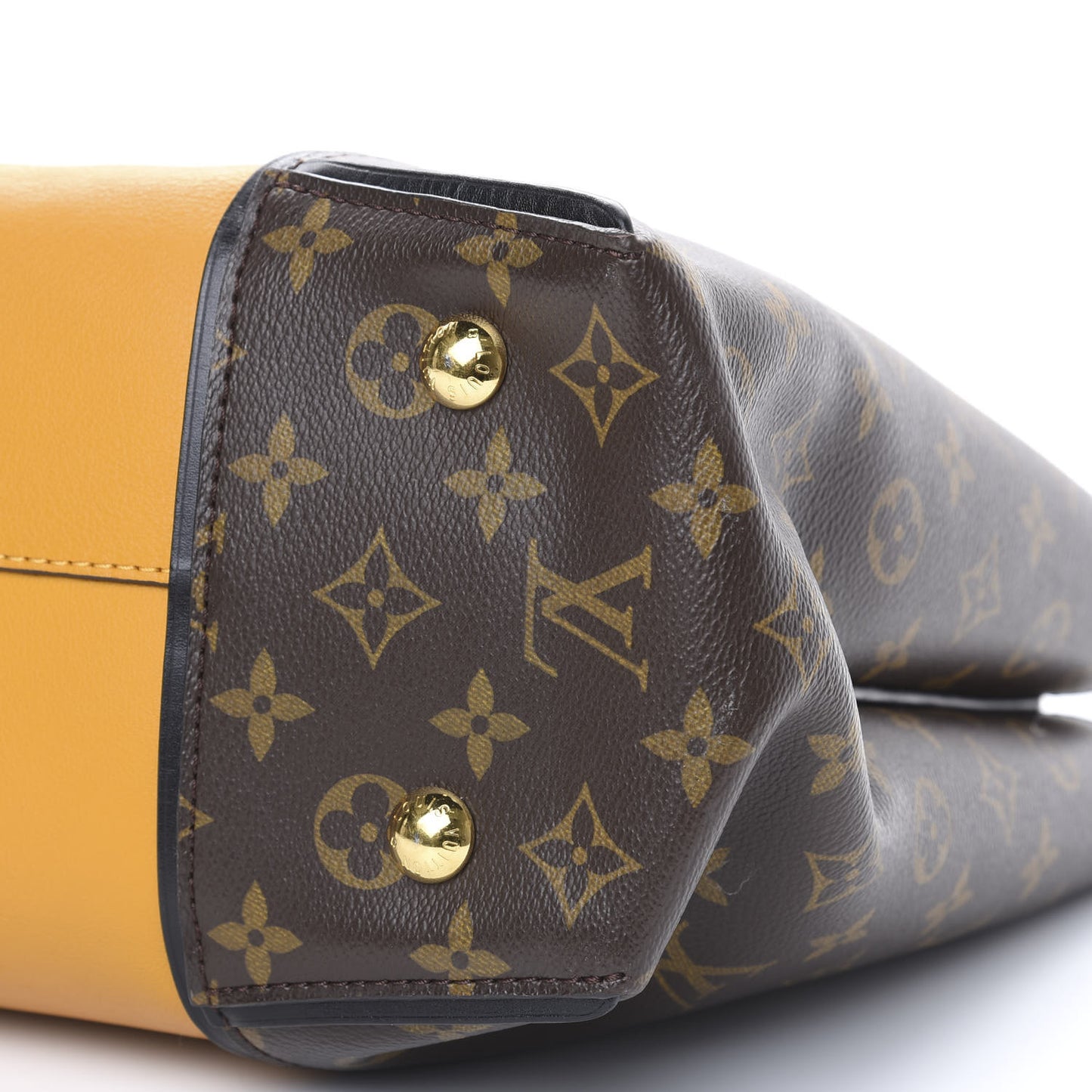 Monogram Cuir Orfevre Tote W PM Safran