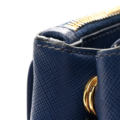 Prada Saffiano Lux Medium Galleria Double Zip Tote Bluette 12 of 14
