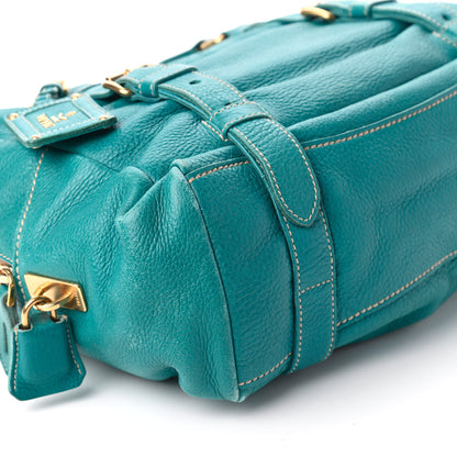 Prada Deerskin Shoulder Bag Turchese 6 of 10