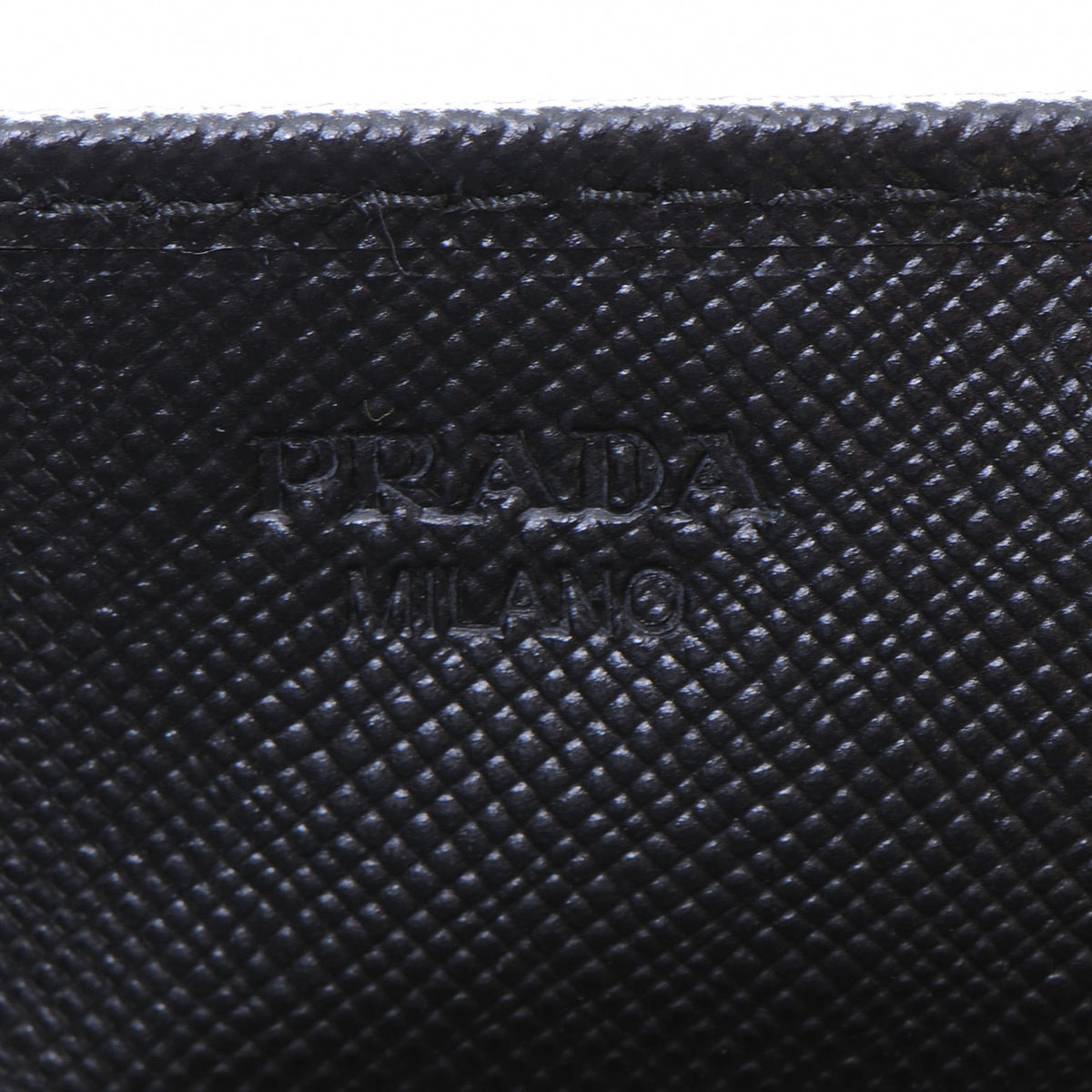 Prada Saffiano Business Card Holder Nero Black 4 of 7