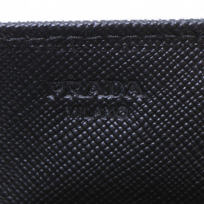 Prada Saffiano Business Card Holder Nero Black 4 of 7