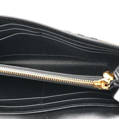 Burberry Vintage Check Grain Calfskin Halton Wallet Black 5 of 7