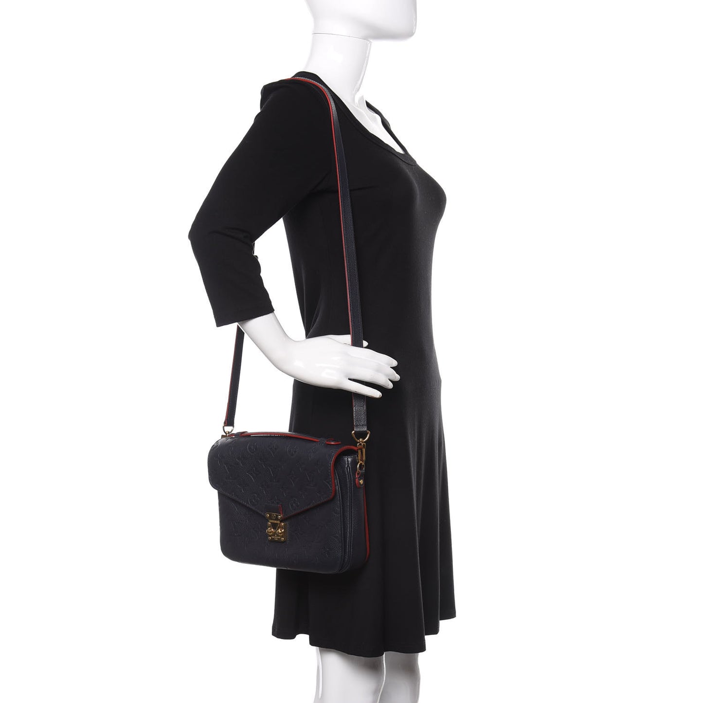 Empreinte Pochette Metis Marine Rouge