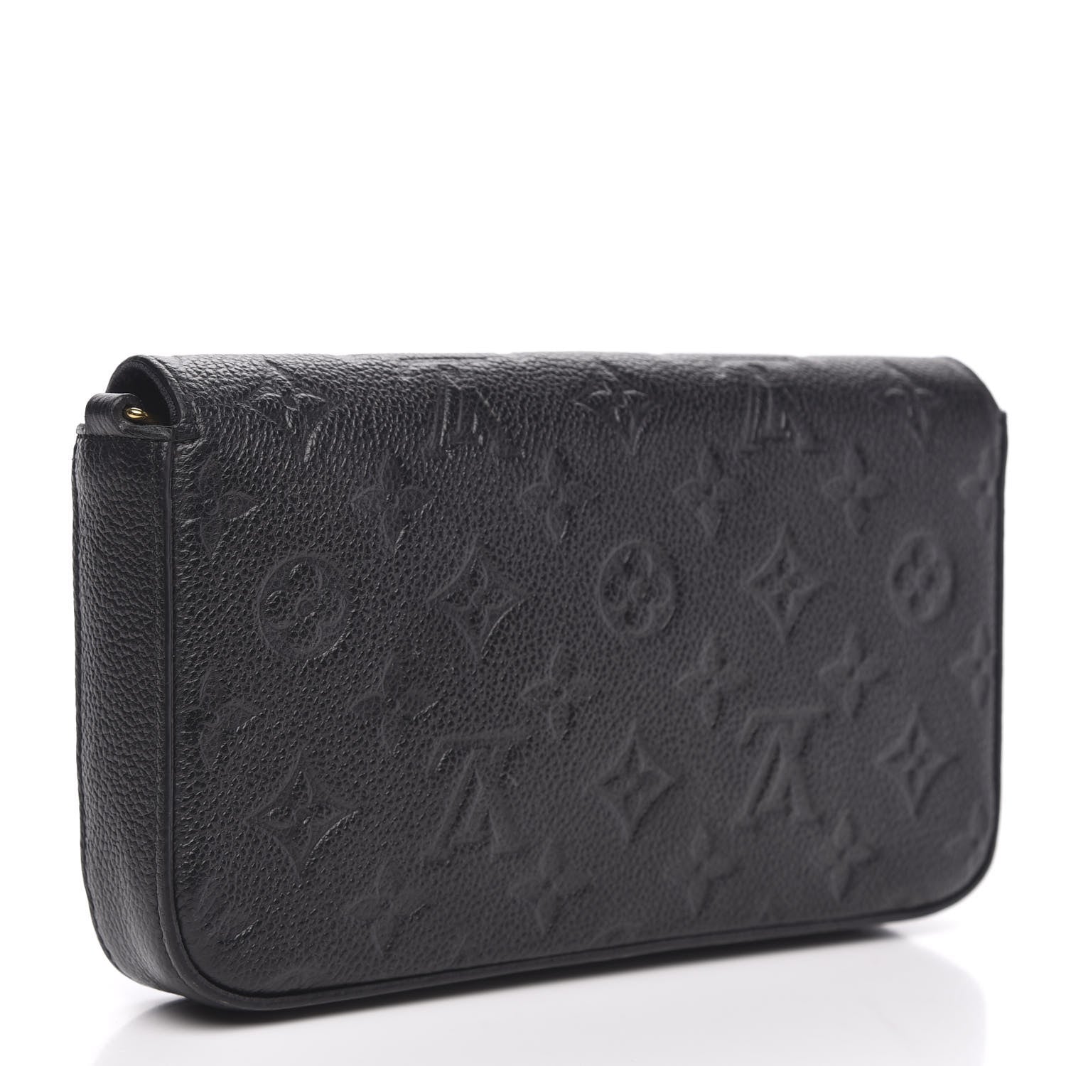 Louis Vuitton Empreinte Pochette Felicie Chain Wallet Black 3 of 9