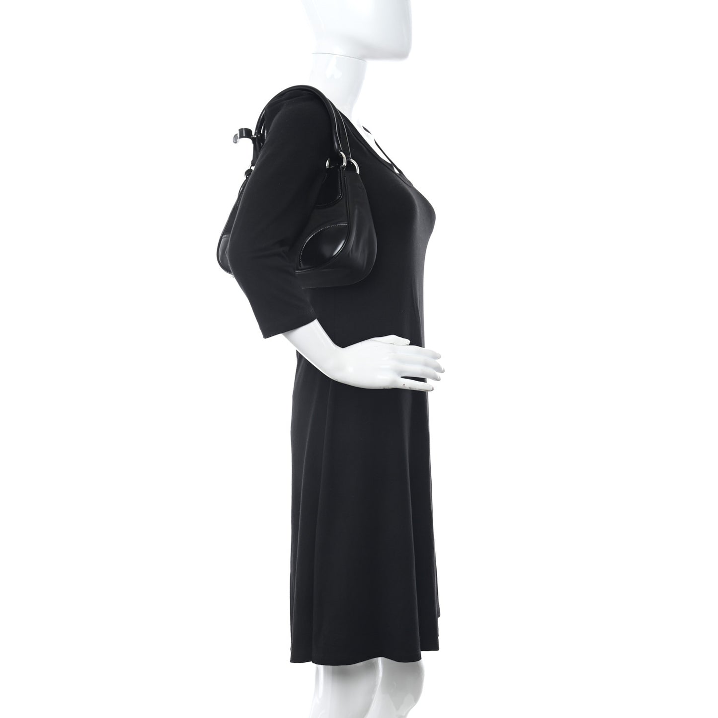 Re-Nylon Spazzolato Re-Edition 2002 Moon Bag Black
