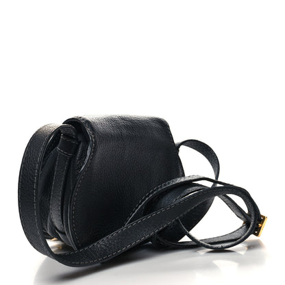 Chloe Calfskin Mini Marcie Round Crossbody Bag Black 3 of 10