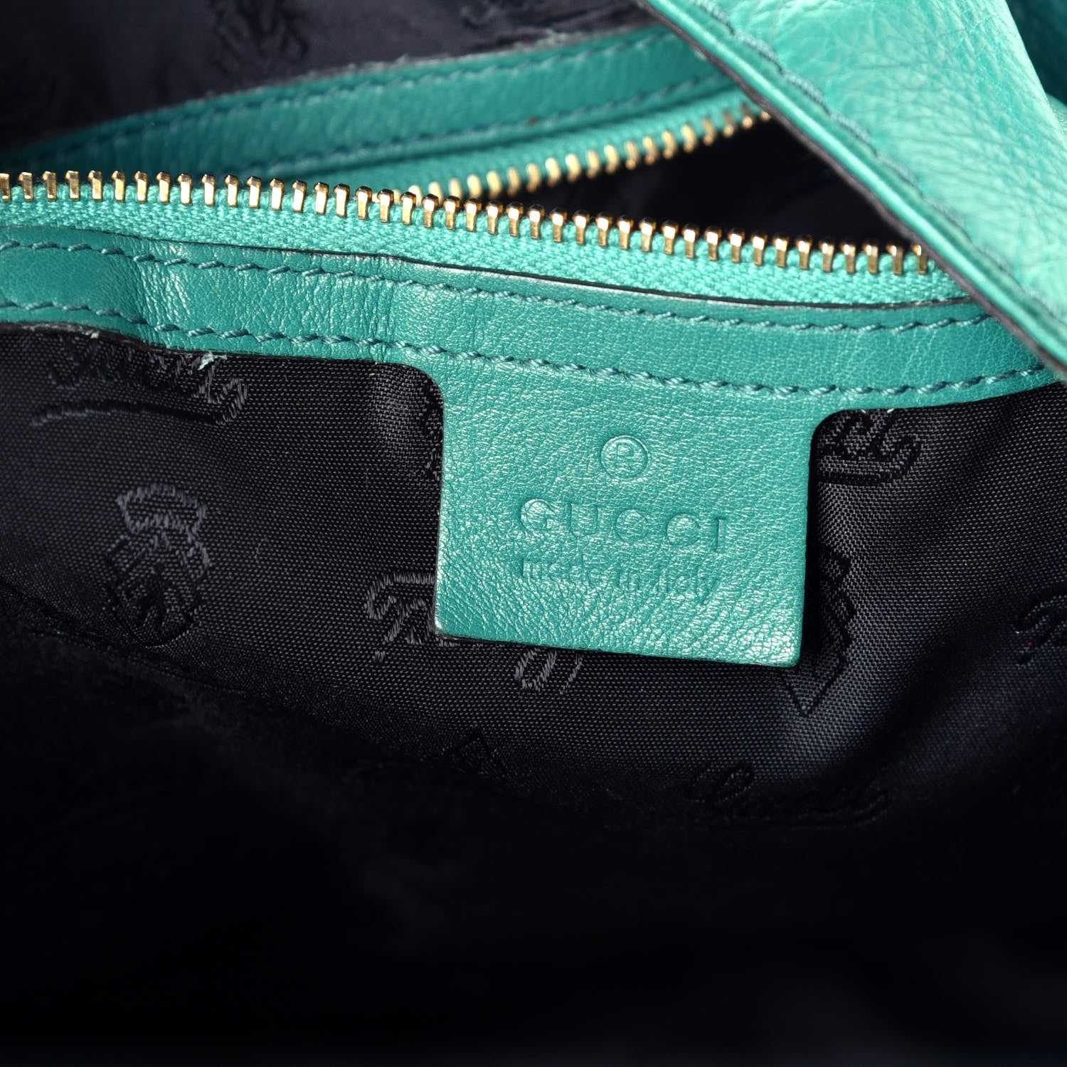Gucci Calfskin Large New Jackie Hobo Green 7 of 11
