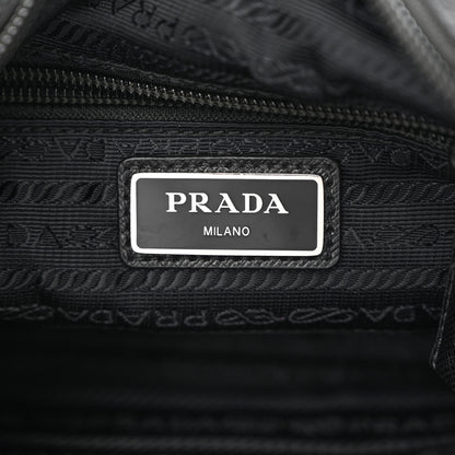 Prada Tessuto Nylon Saffiano Logo Camera Bag Black 6 of 11
