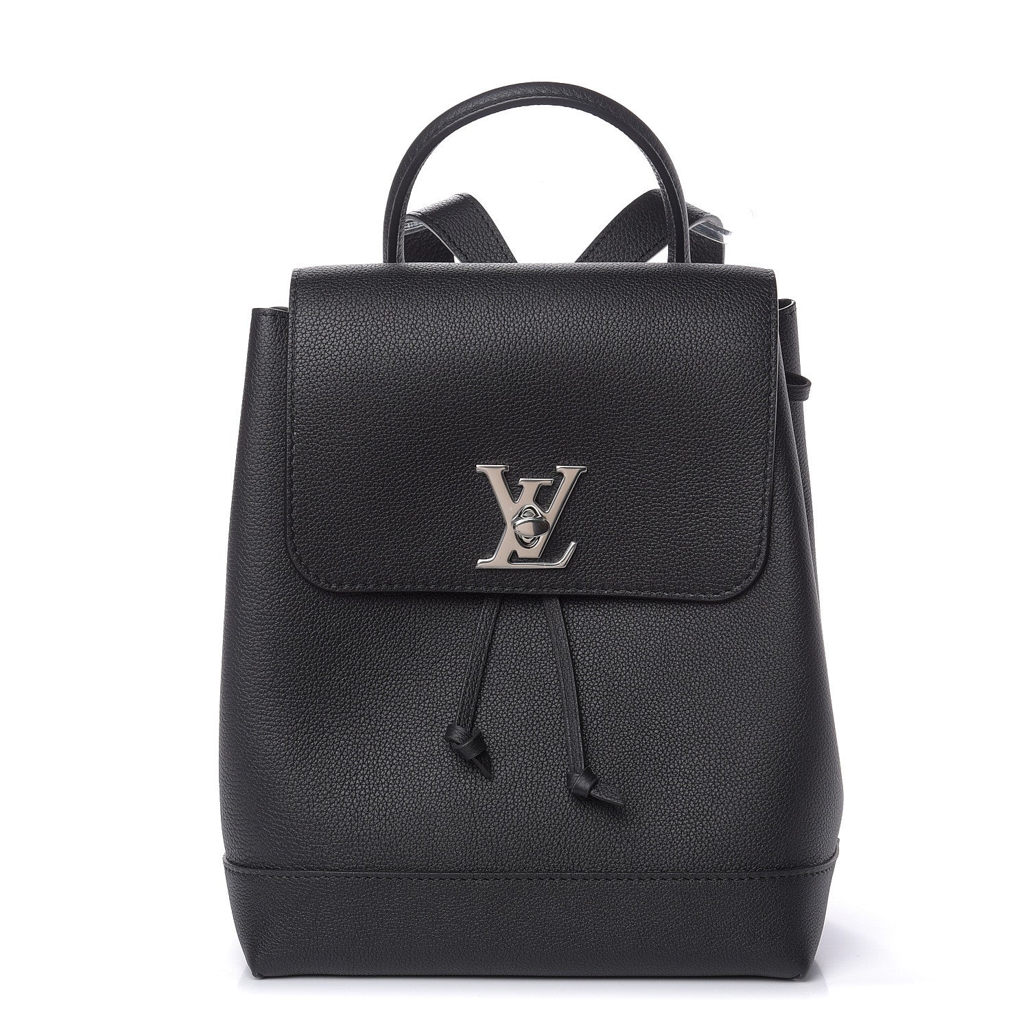 Louis Vuitton Calfskin Lockme Backpack Black 1 of 10