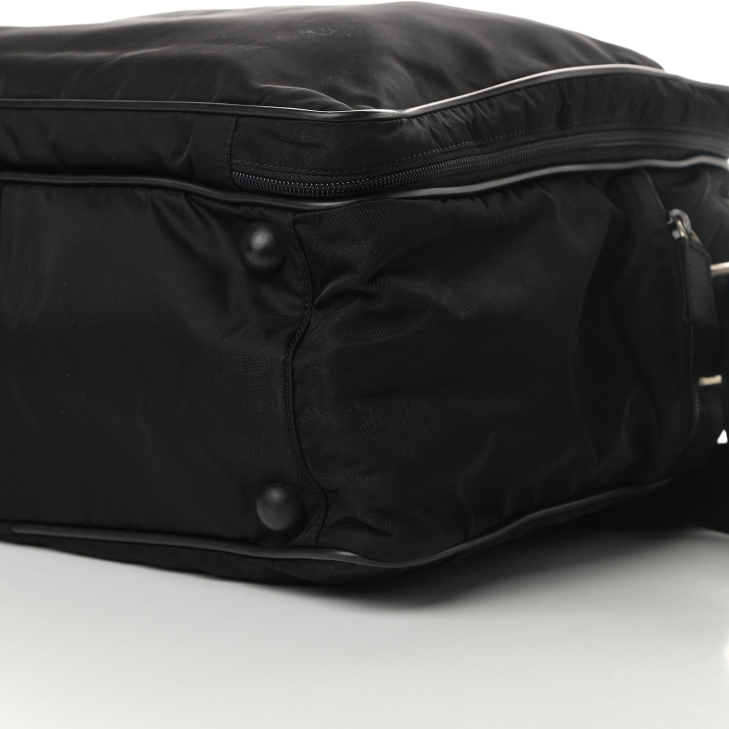 Tessuto Nylon Travel Briefcase Black