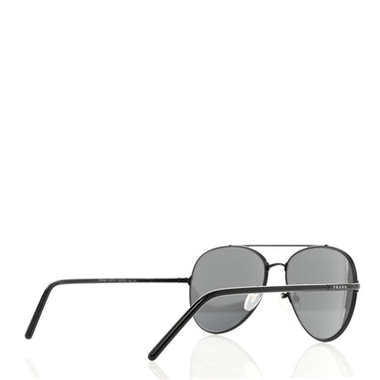 Prada Aviator Sunglasses SPR 66X Black 4 of 6