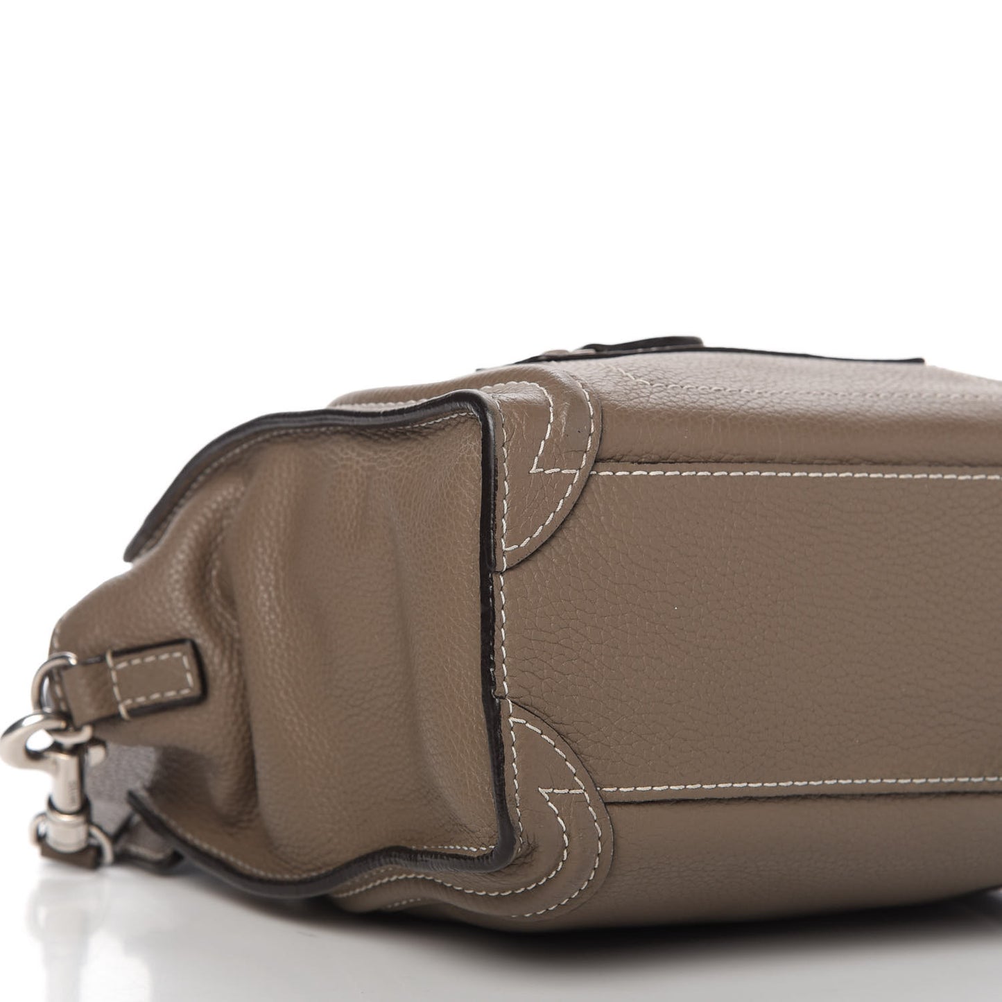Drummed Calfskin Nano Luggage Souris