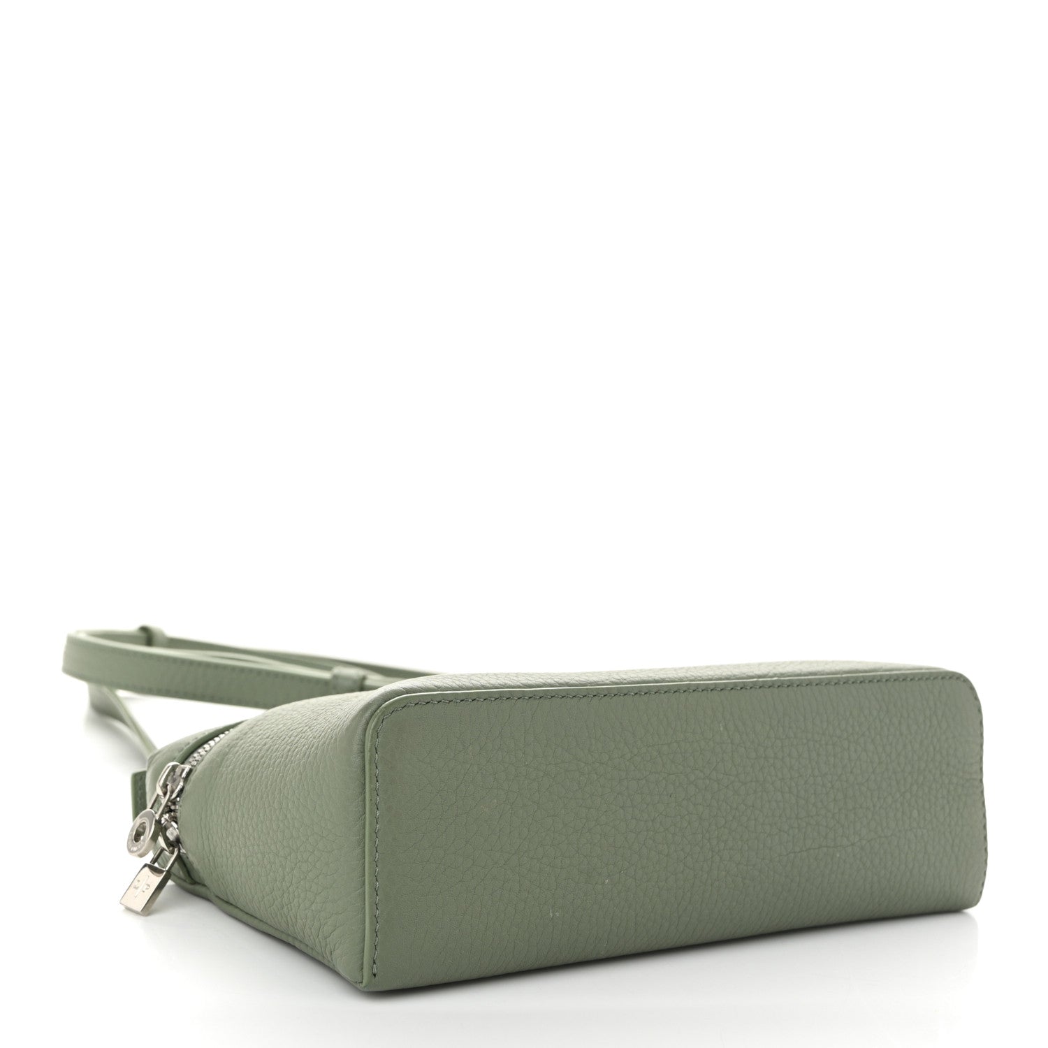 Loro Piana Grained Calfskin L19 Extra Pocket Pouch Sage Brush Leaves 4 of 9