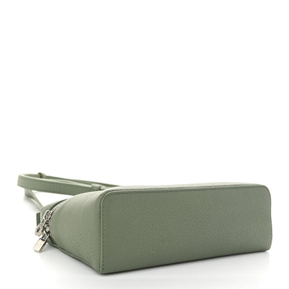 Loro Piana Grained Calfskin L19 Extra Pocket Pouch Sage Brush Leaves 4 of 9