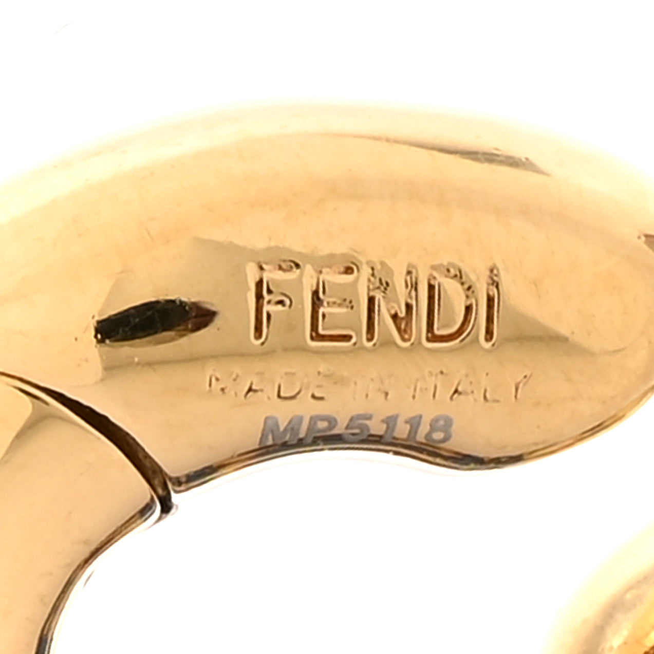 Fendi Metal Crystal Ear Cuff Blue Gold 1794233 – FASHIONPHILE