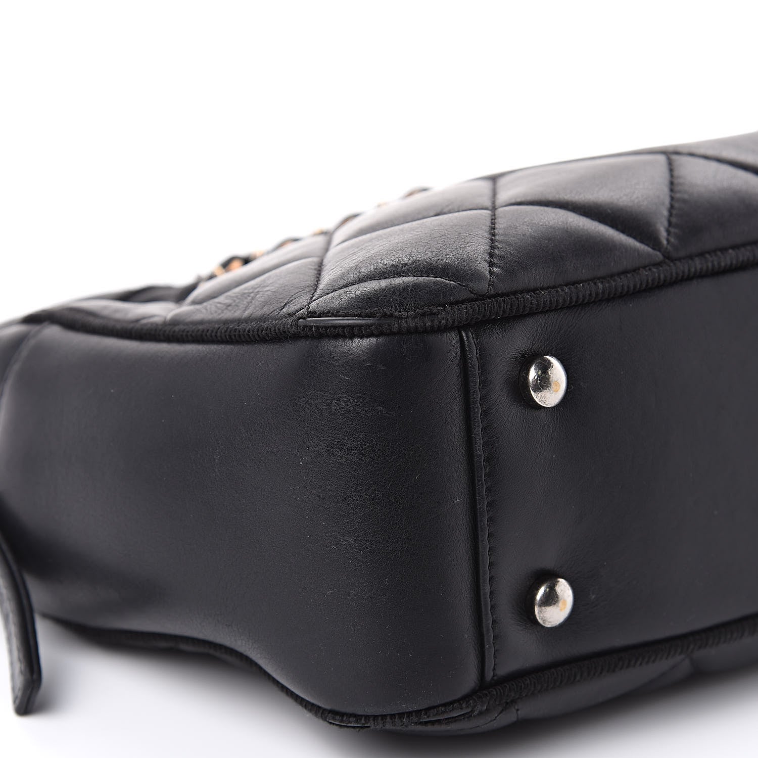 Chanel Calfskin Quilted Small Ballerine Camera Case Black 8 of 19