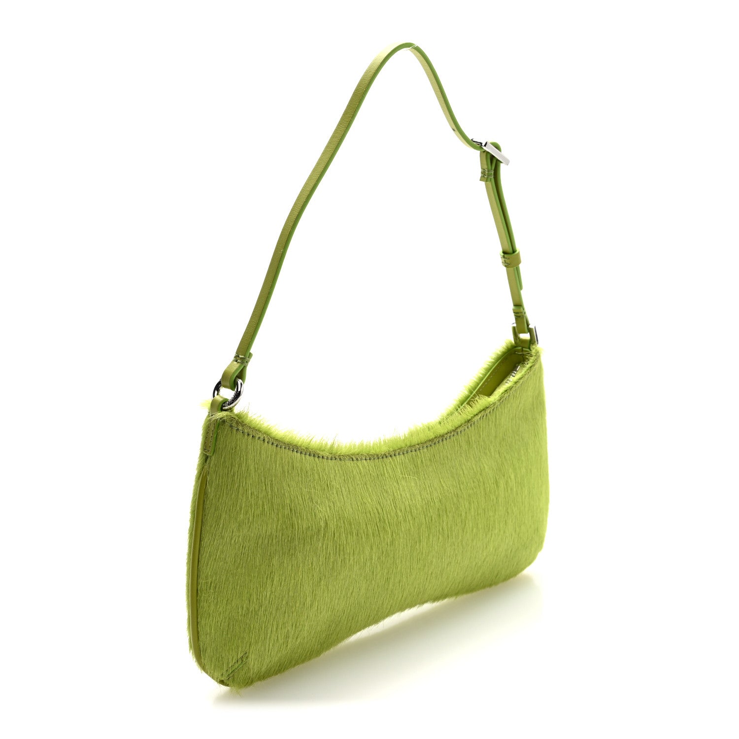 Jacquemus Calf Hair Le Bisou Neon Green 3 of 9