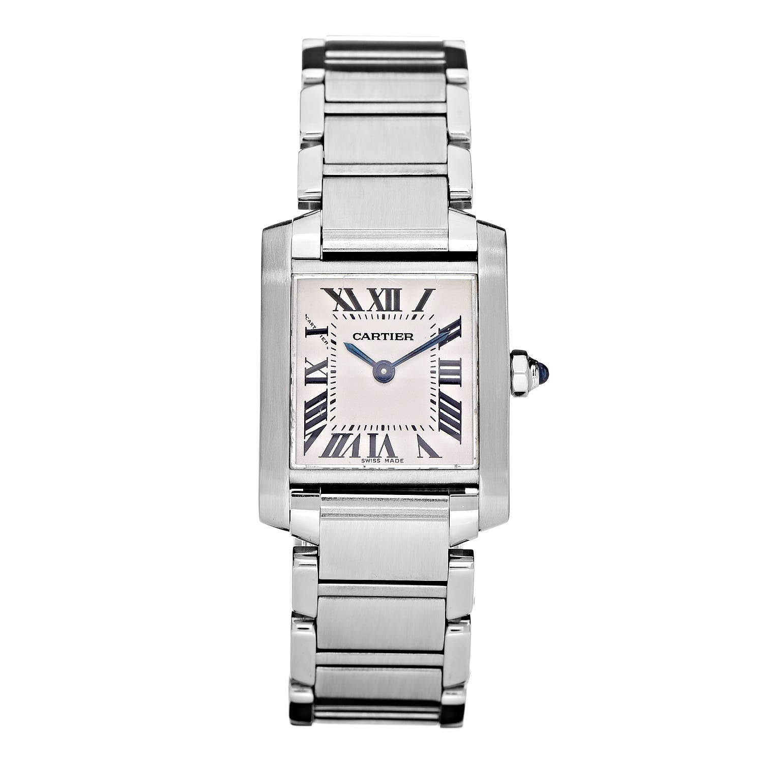 Cartier Stainless Steel 20mm Tank Francaise Quartz Watch 1 of 12