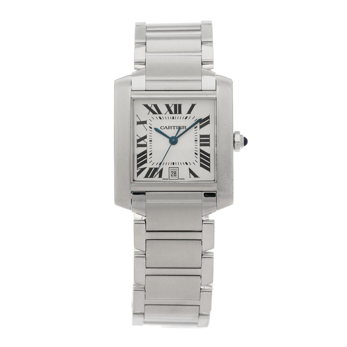 Stainless Steel 28mm Tank Francaise Automatic Watch