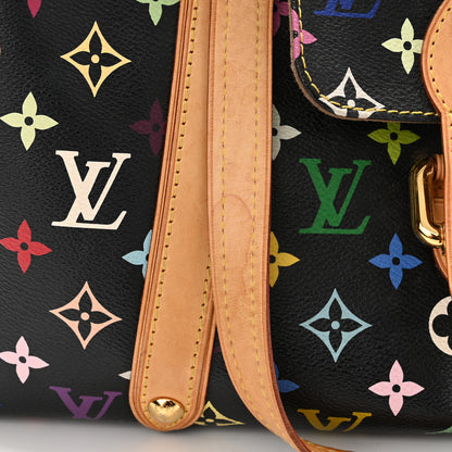 Louis Vuitton Monogram Multicolor Aurelia MM Black 11 of 12