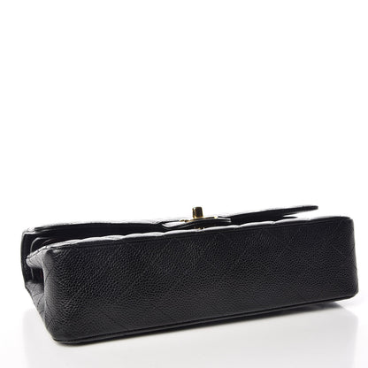 Chanel Caviar Quilted Medium Double Flap Black 4 of 9
