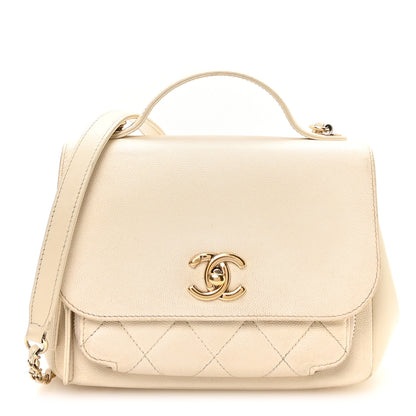 Chanel Caviar Quilted Small Business Affinity Flap White 1 of 9