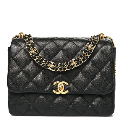 Chanel Caviar Quilted Coco First Flap Black 1 of 11