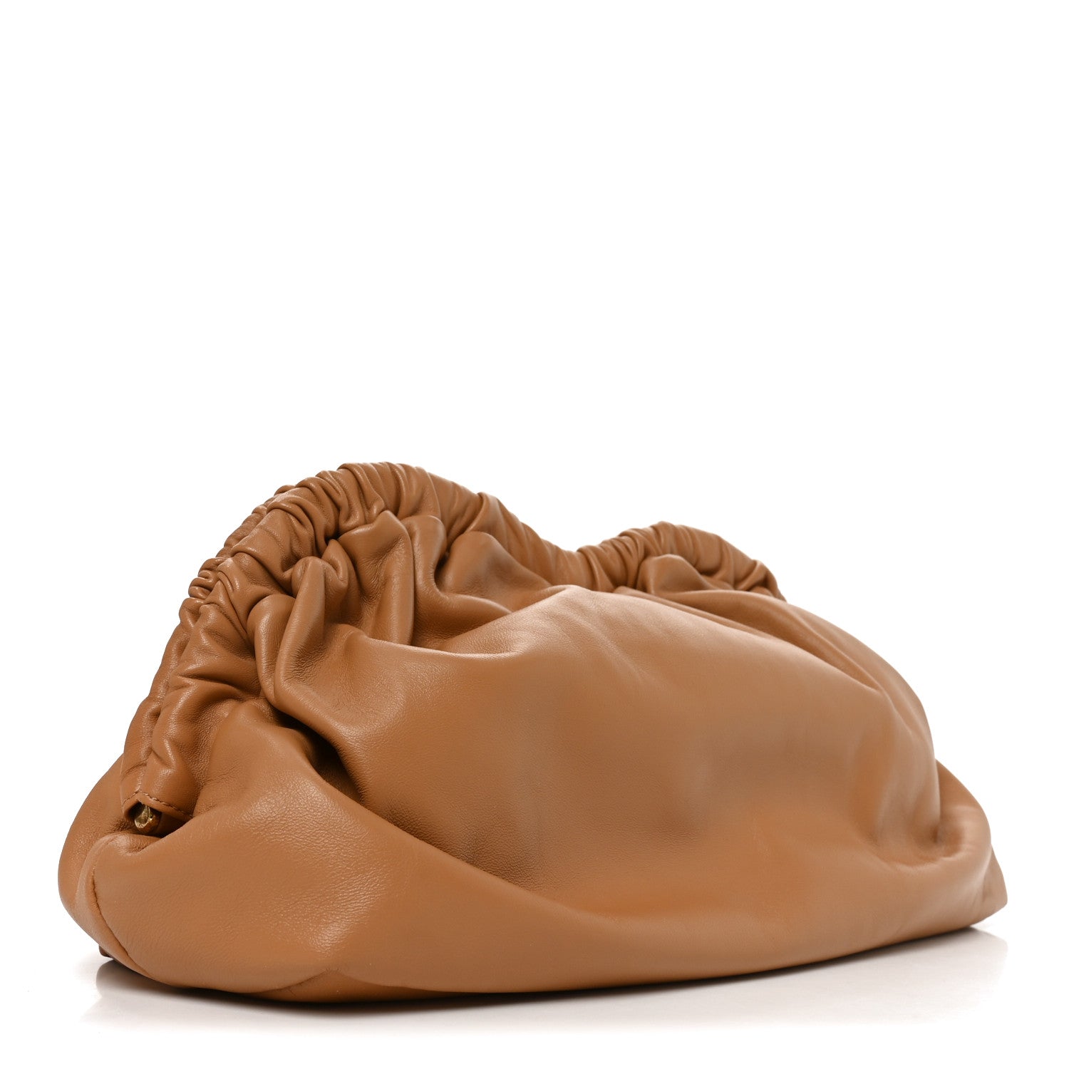 Mansur Gavriel Lambskin Cloud Clutch Caramel 3 of 9