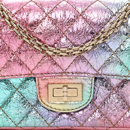 Chanel Metallic Goatskin Quilted Mini 2.55 Reissue Flap Multicolor 8 of 11