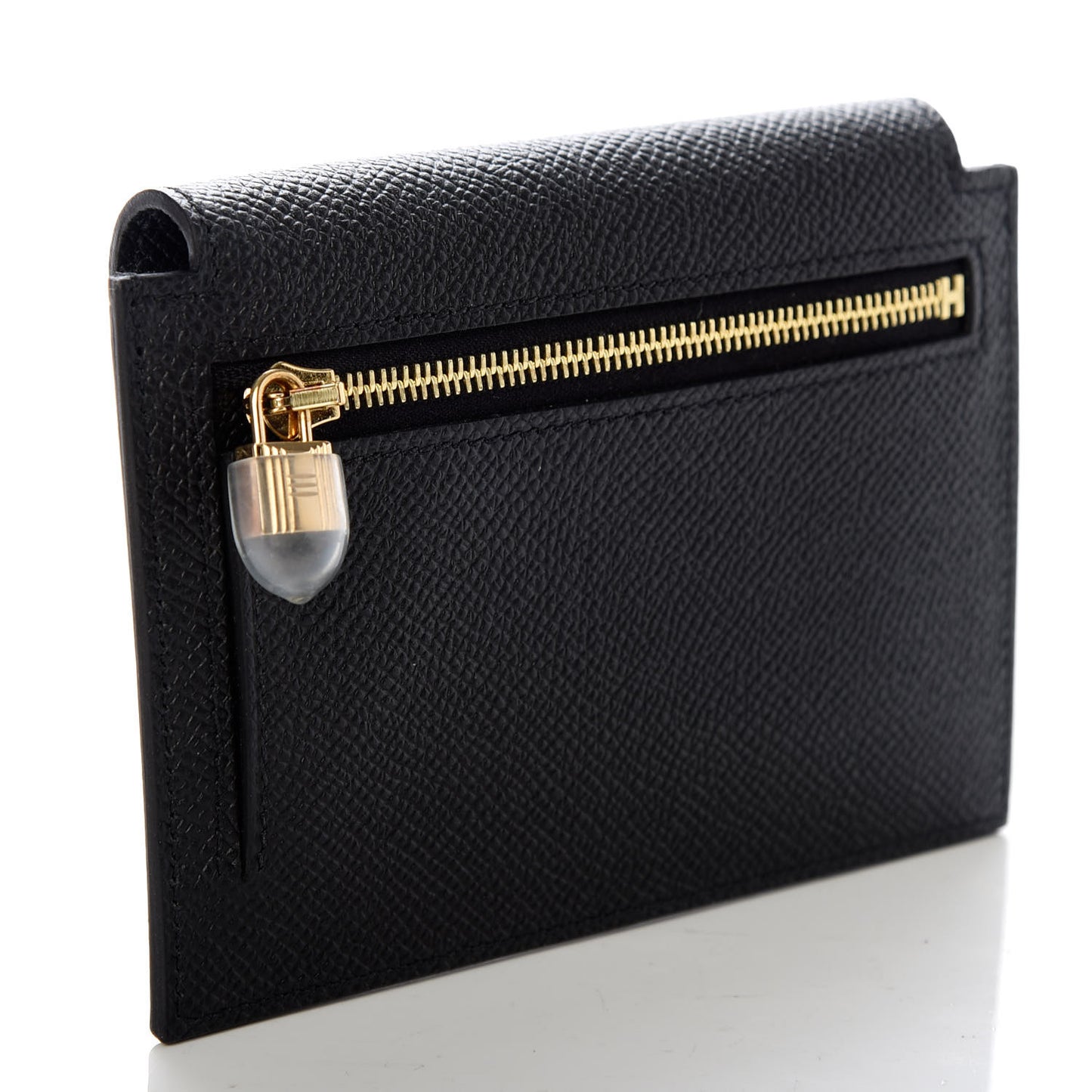 Epsom Kelly Pocket Compact Wallet Black