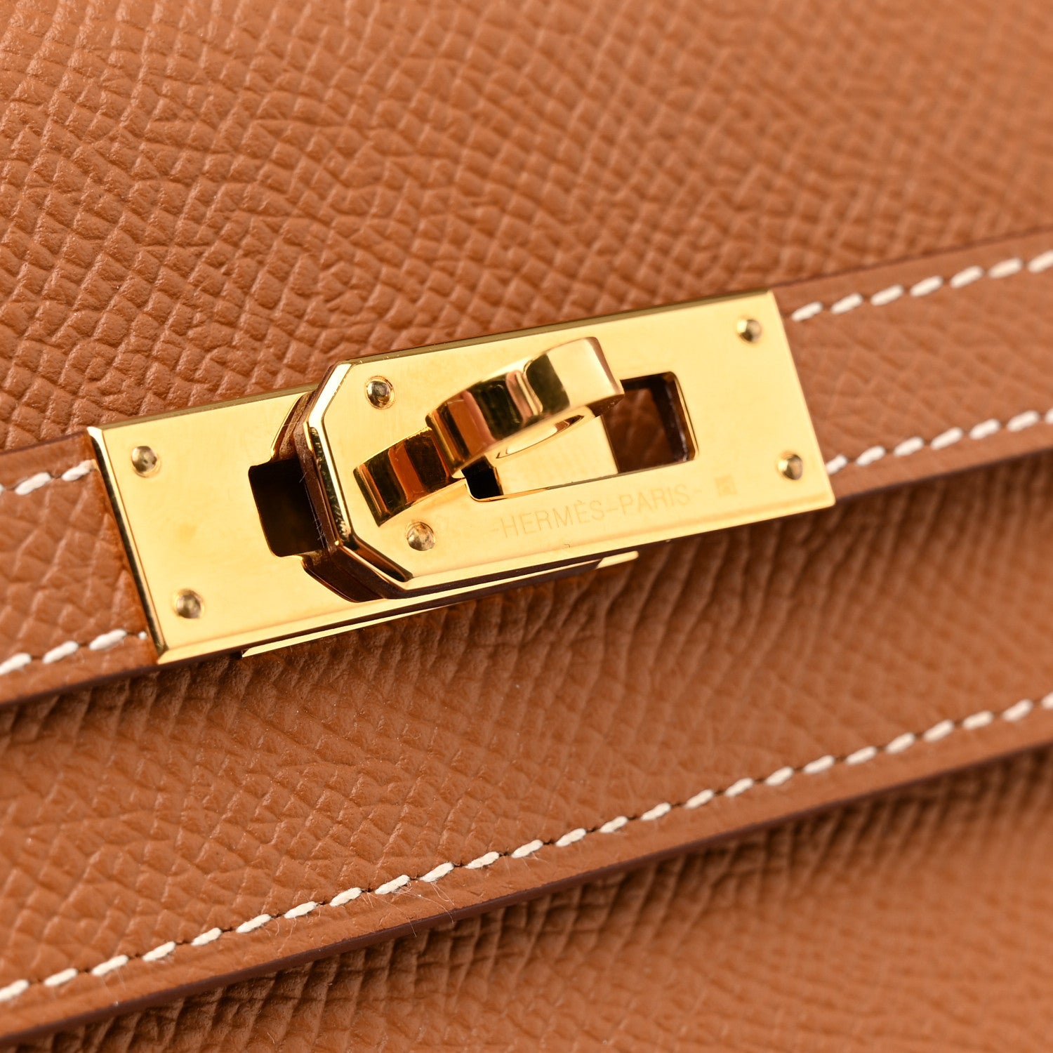 Hermes Epsom Kelly Longue Wallet Gold 8 of 9