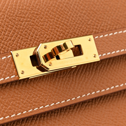 Hermes Epsom Kelly Longue Wallet Gold 8 of 9